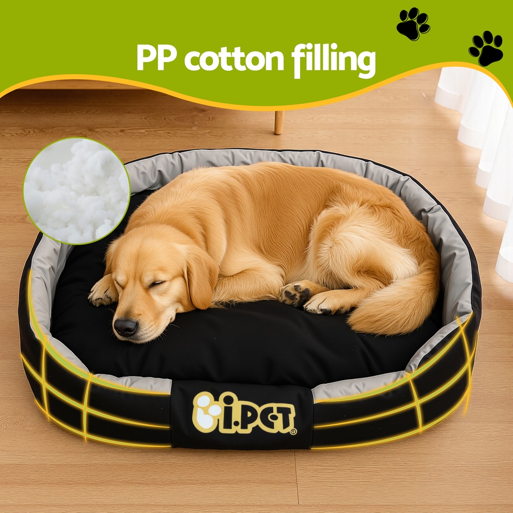 i.Pet XXL Dog Bed 130x90x26cm Calming Washable view 4
