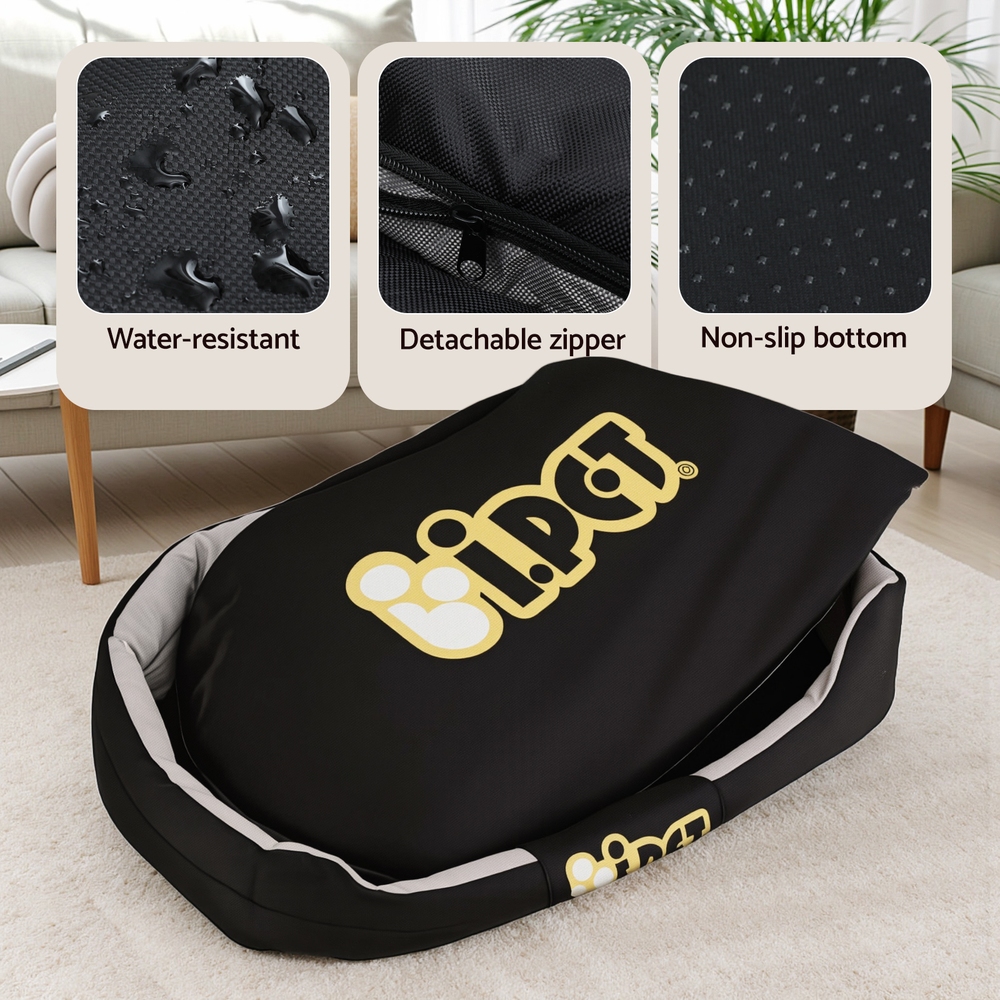 i.Pet XXL Dog Bed 130x90x26cm Calming Washable view 5