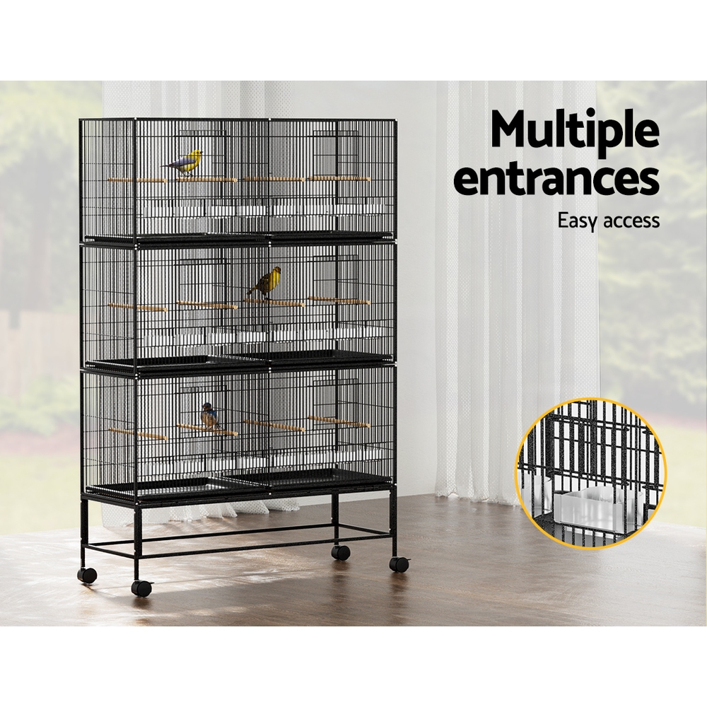 i.Pet Bird Cage 175cm Aviary 6-Cage Design view 4