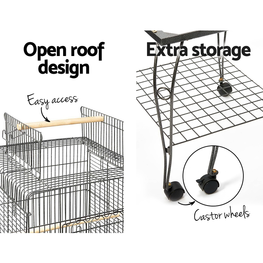 i.Pet Bird Cage 145cm Large Aviary view 4