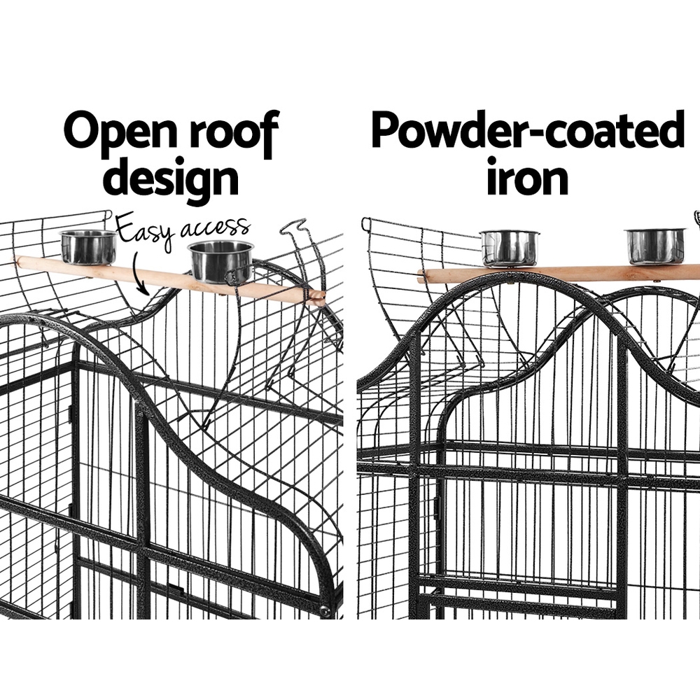 i.Pet Bird Cage 168cm Large Aviary Open Top view 5