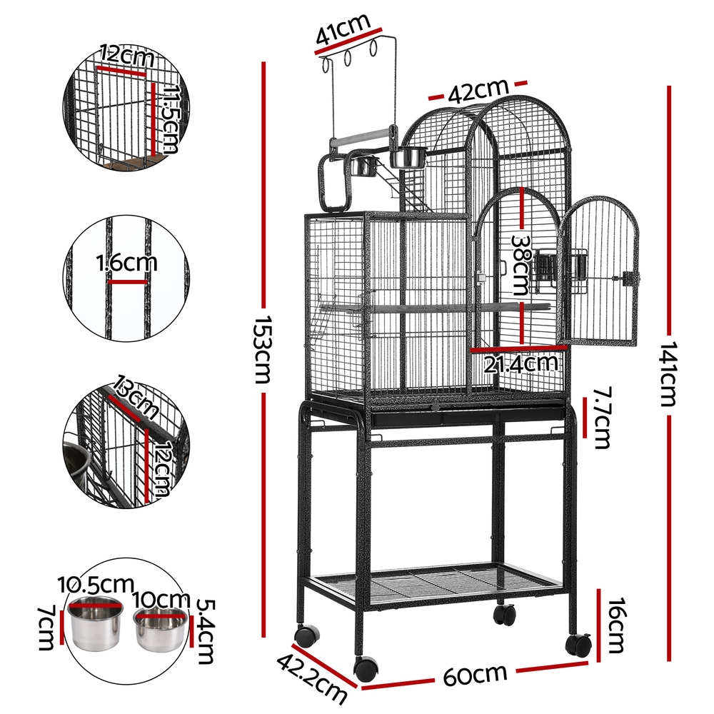 i.Pet Bird Cage 153cm Large Aviary Climbing Ladder view 2