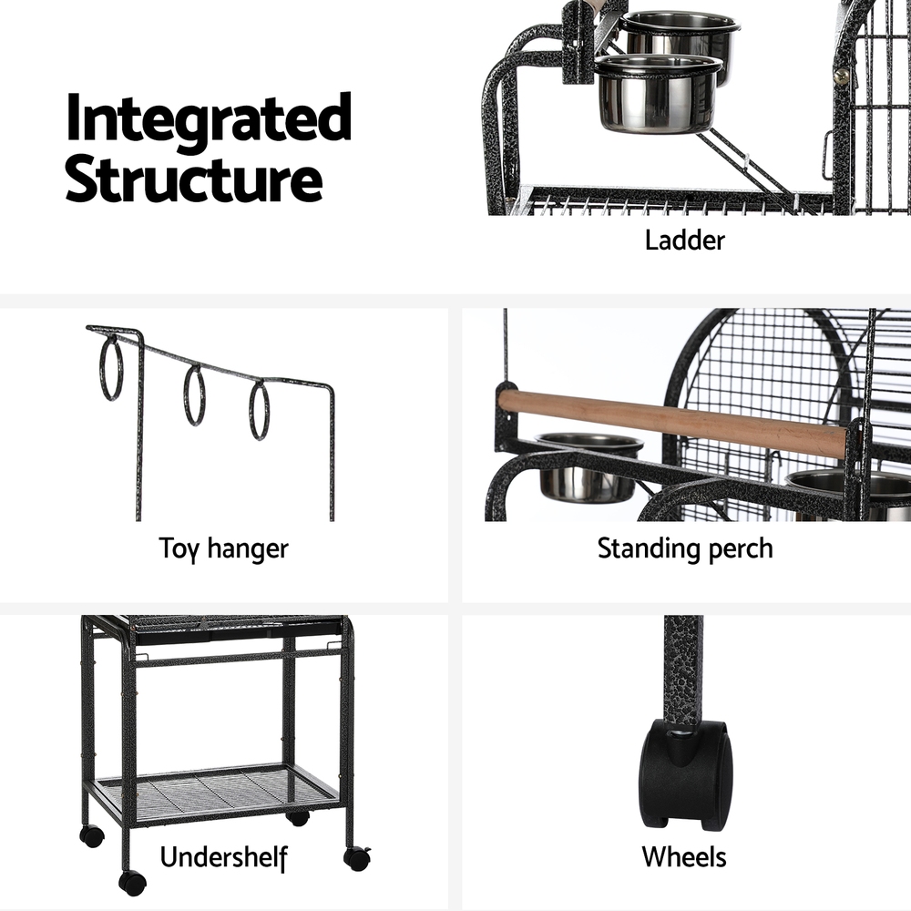 i.Pet Bird Cage 153cm Large Aviary Climbing Ladder view 5