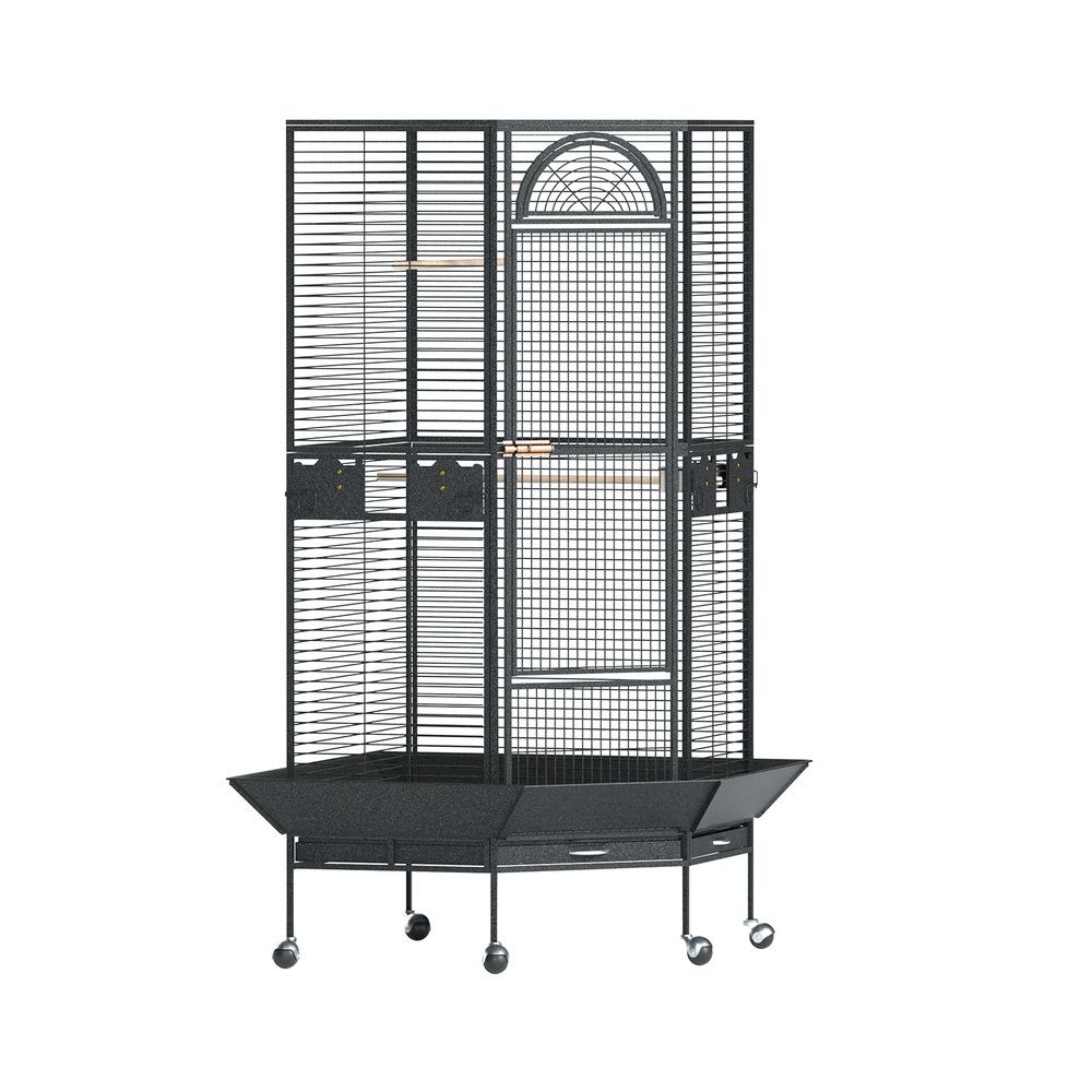 i.Pet Bird Cage Jumbo Aviary Corner Design