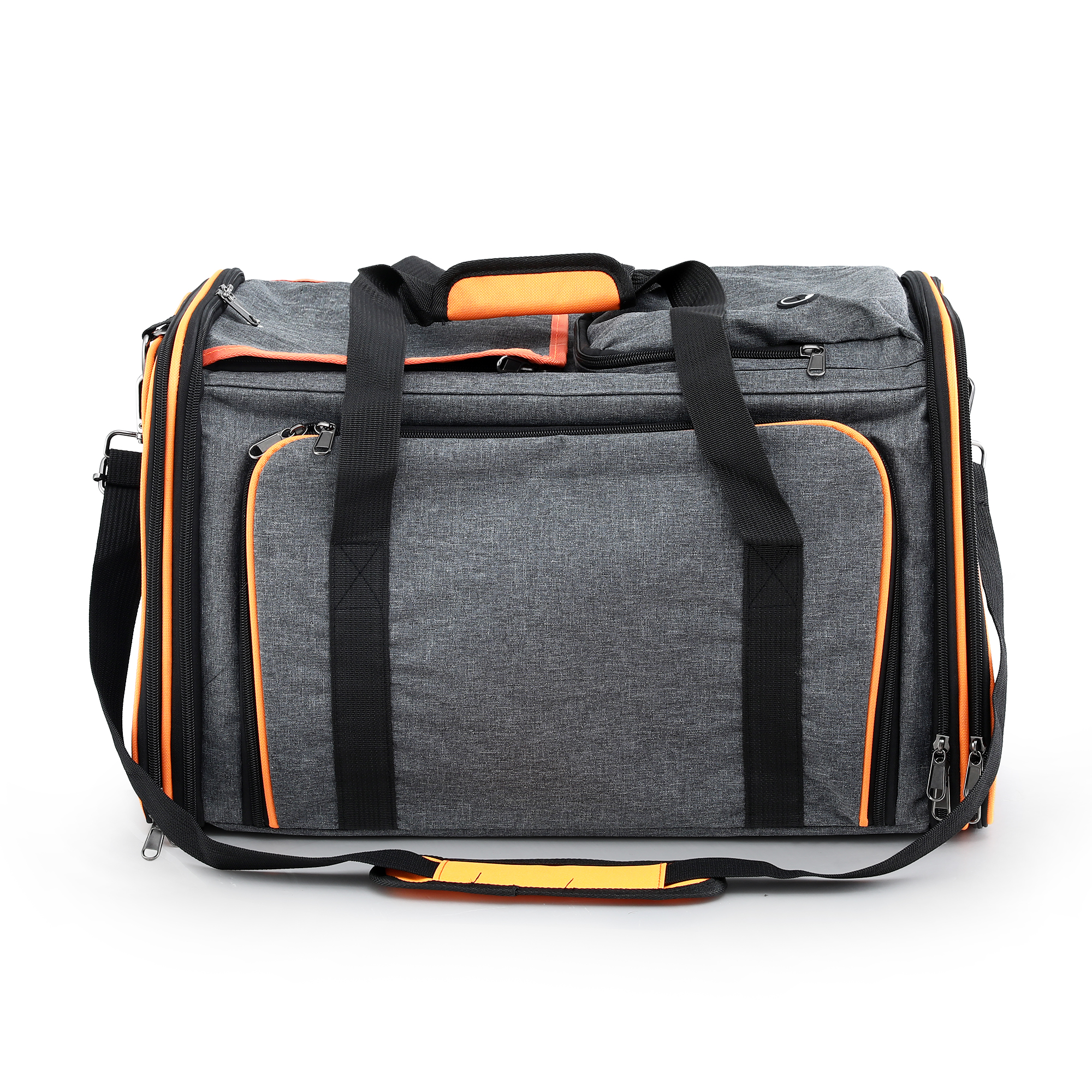 i.Pet Expandable Pet Carrier Travel Bag Orange view 3