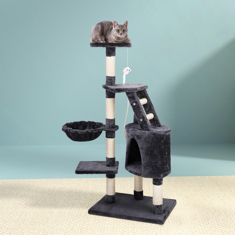 i.Pet Cat Tree 120cm Scratching Post Cubby