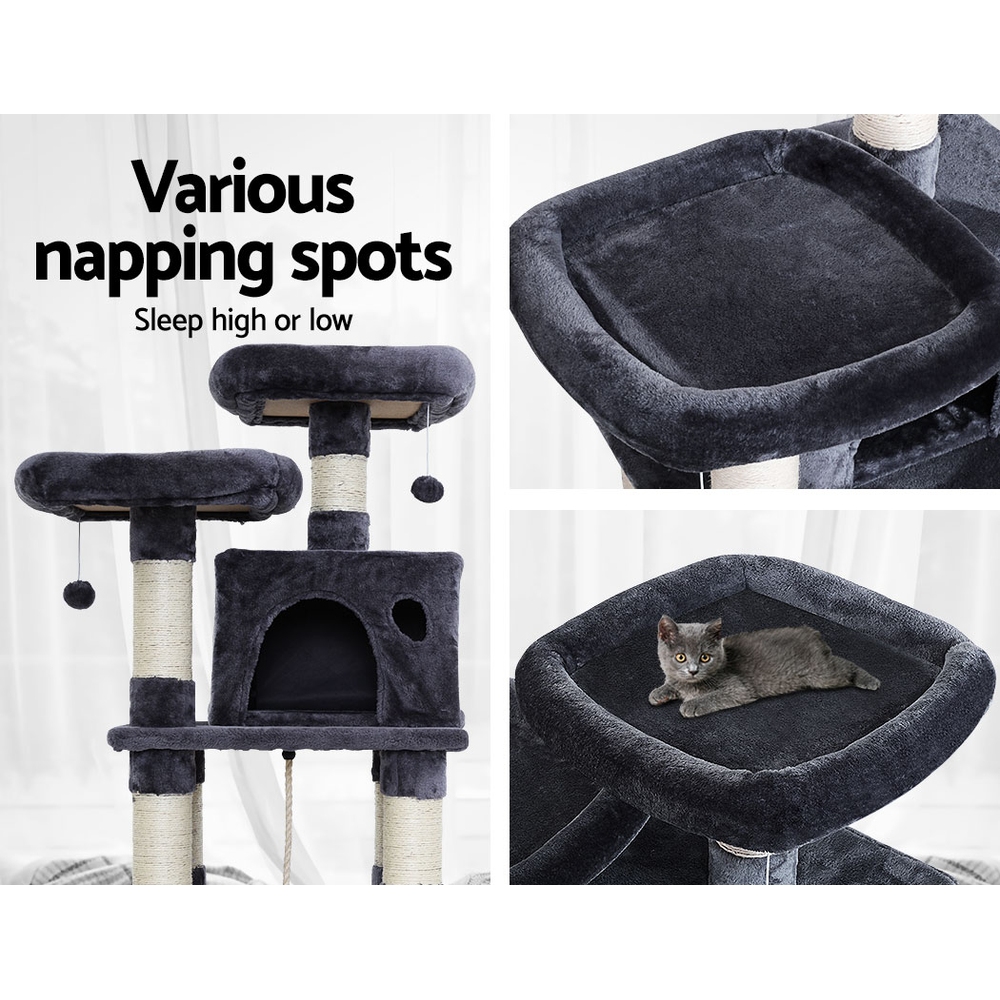 i.Pet Cat Tree 145cm with Sisal Scratching Posts view 5