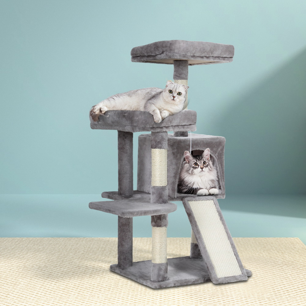 i.Pet Cat Tree 103cm Scratching Post Bed Cubicle