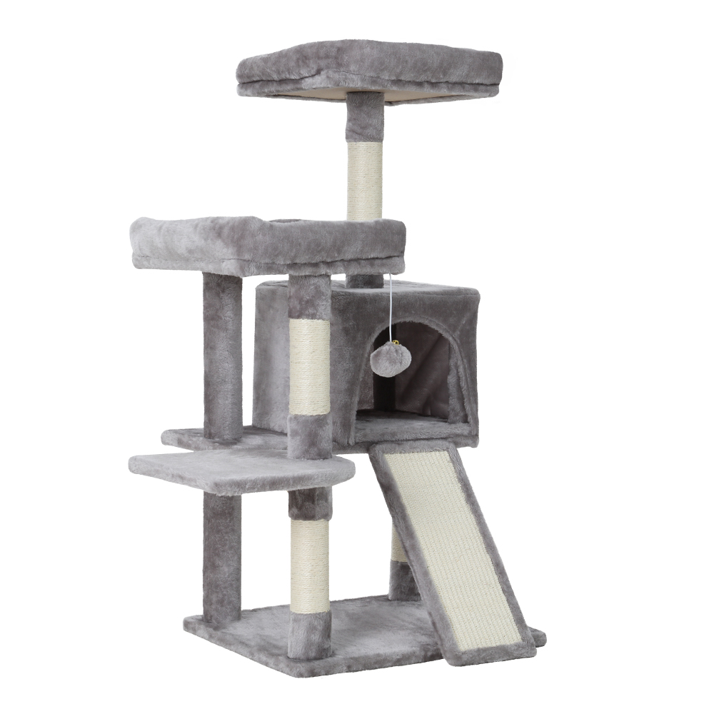 i.Pet Cat Tree 103cm Scratching Post Bed Cubicle view 3