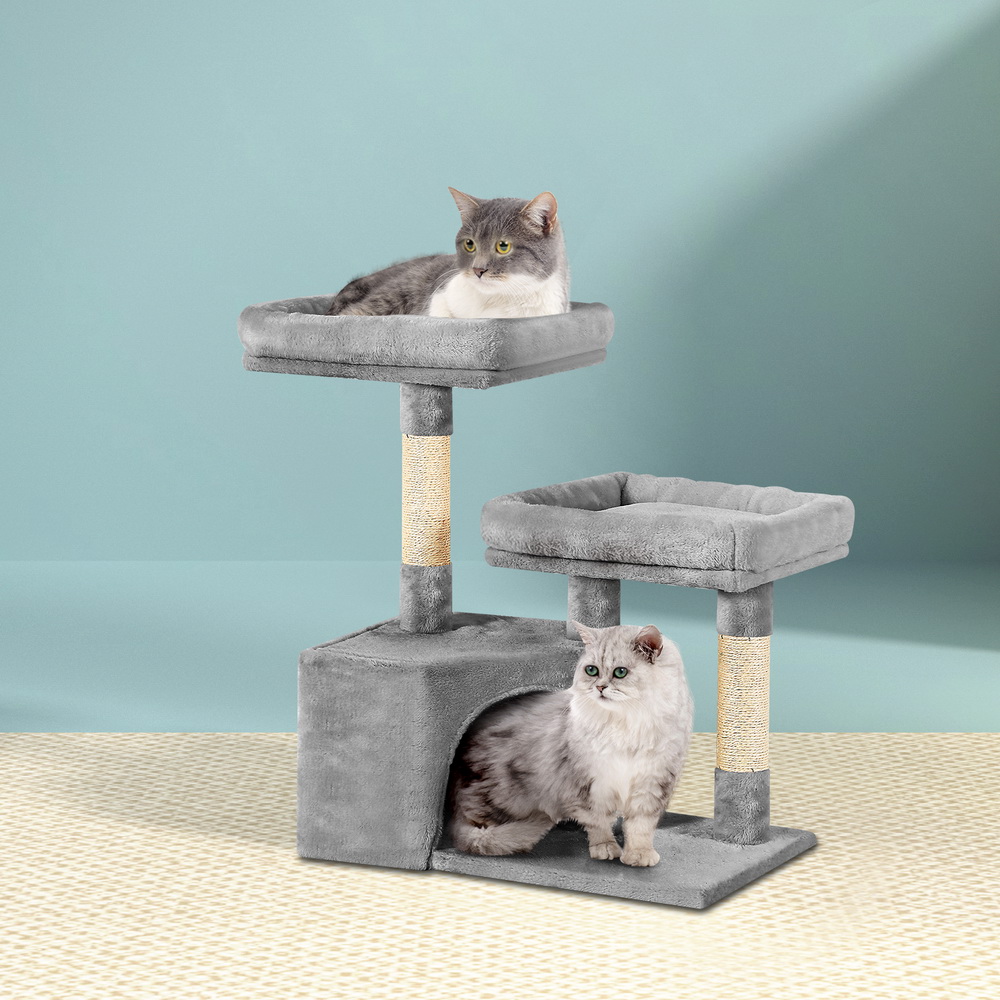 i.Pet Cat Tree 69cm Small with Bed Cubicle & Play Spot