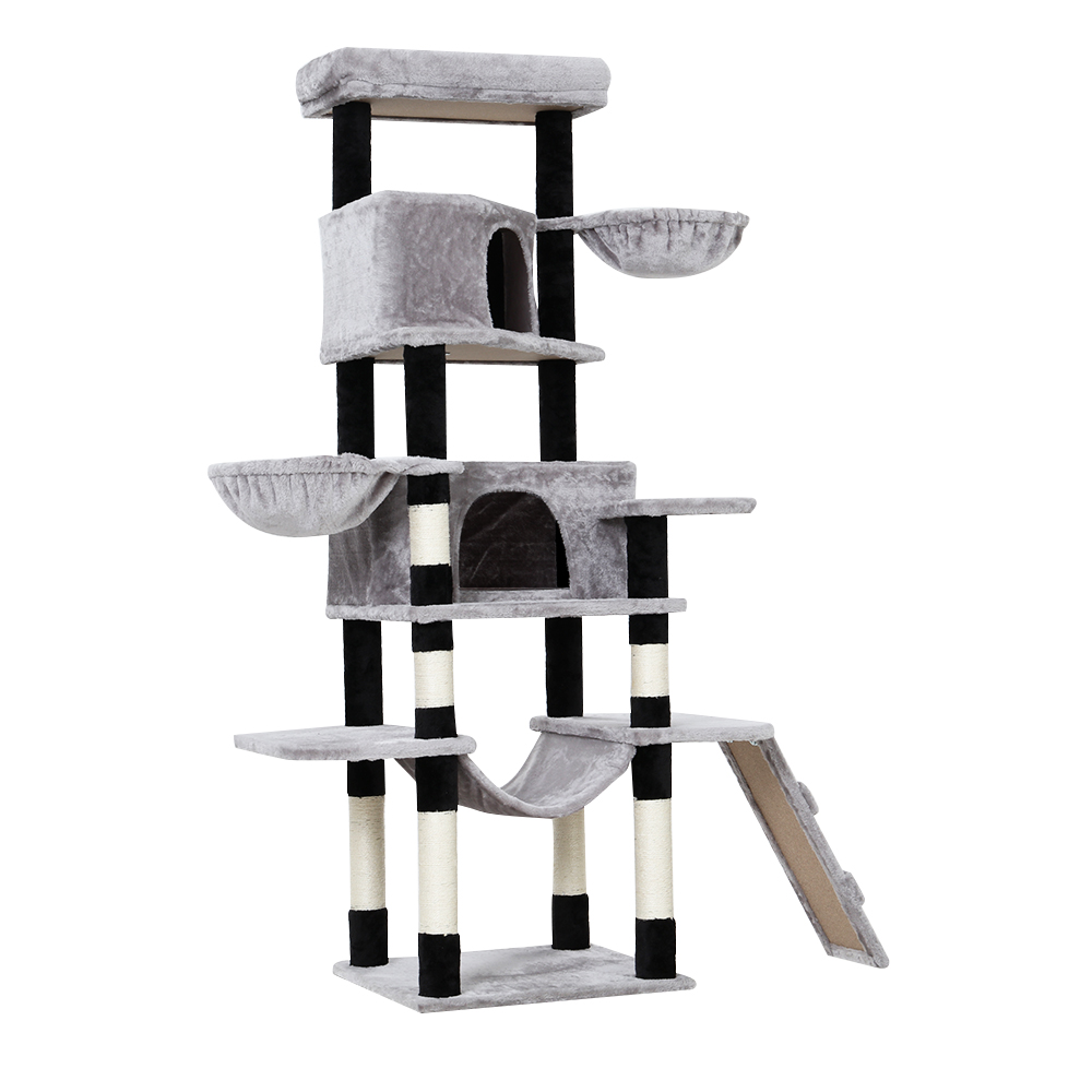 i.Pet Cat Tree 161cm Large with Hammock & Ladder view 3