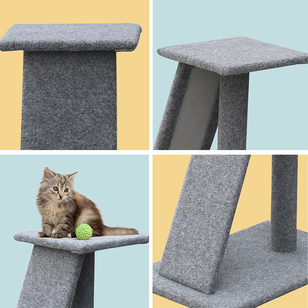 i.Pet Cat Tree 82cm with Ramp & Elevated Perch view 5