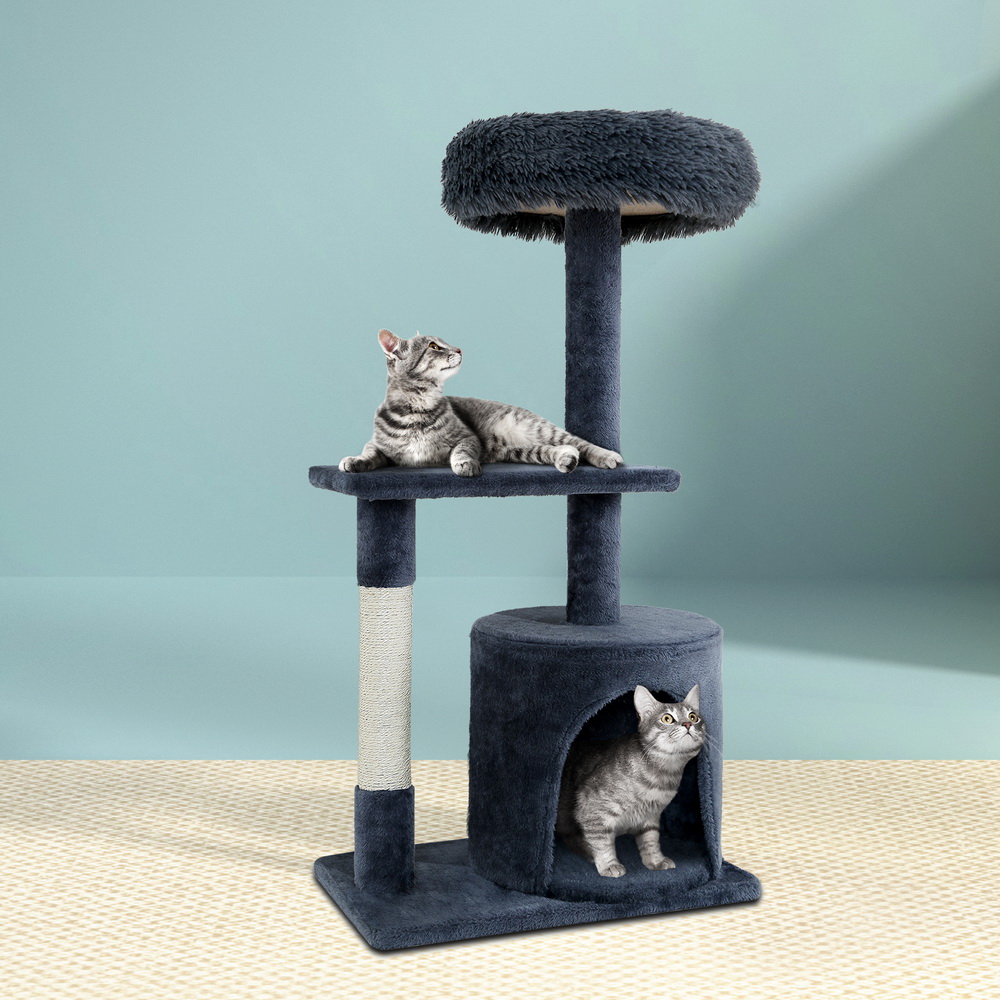 i.Pet Cat Tree 94cm with Hanging Toys & Sisal Posts