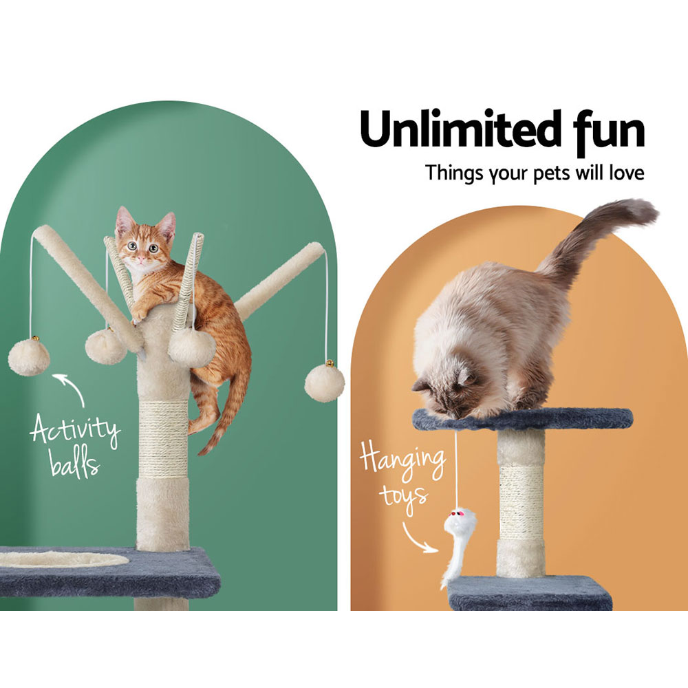 i.Pet Cat Tree 110cm Multi-Level Scratching Post view 4