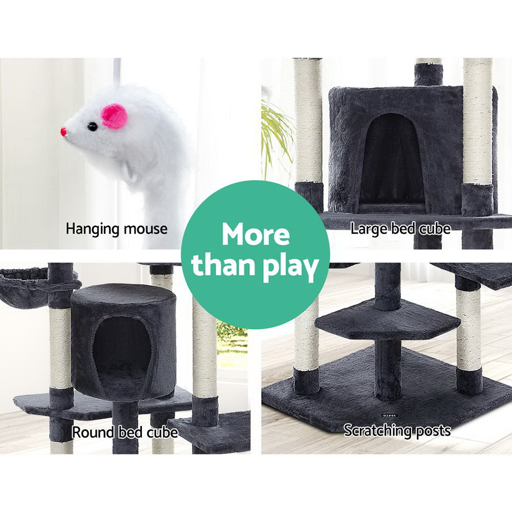 i.Pet Cat Tree 203cm with Sisal Scratching Posts view 5