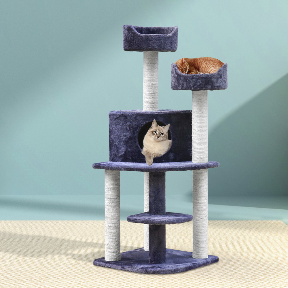 i.Pet Cat Tree 126cm Scratching Post Condo