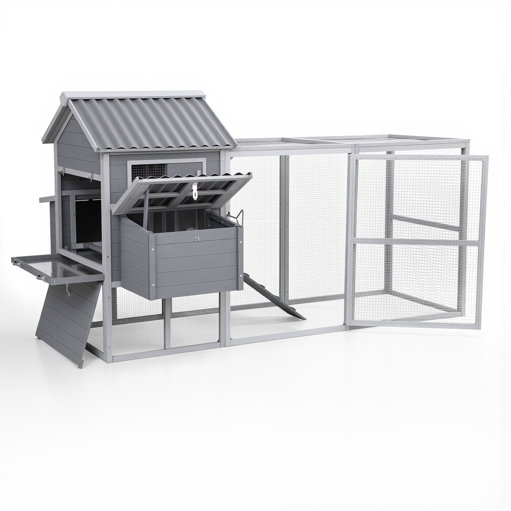 i.Pet Rabbit Hutch Extra Large Wooden Coop with Hatching Box