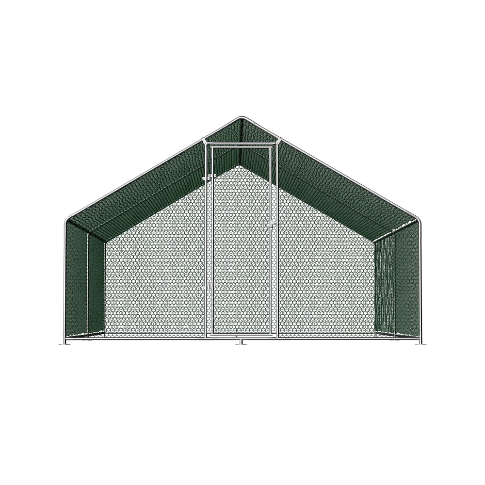 i.Pet Chicken Coop Cage Galvanised Steel Run view 2