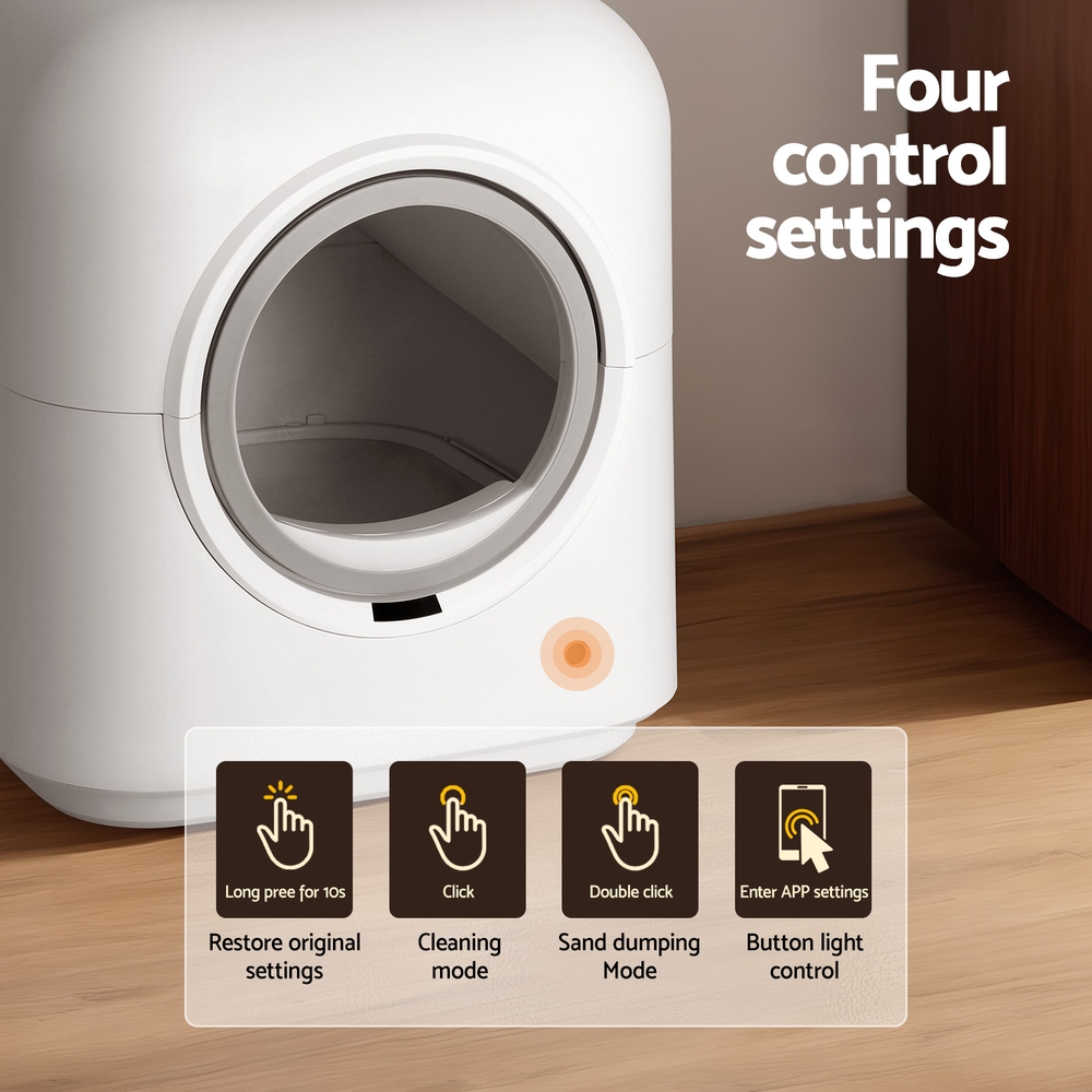 i.Pet Automatic Self-Cleaning Cat Litter Box App Control view 4