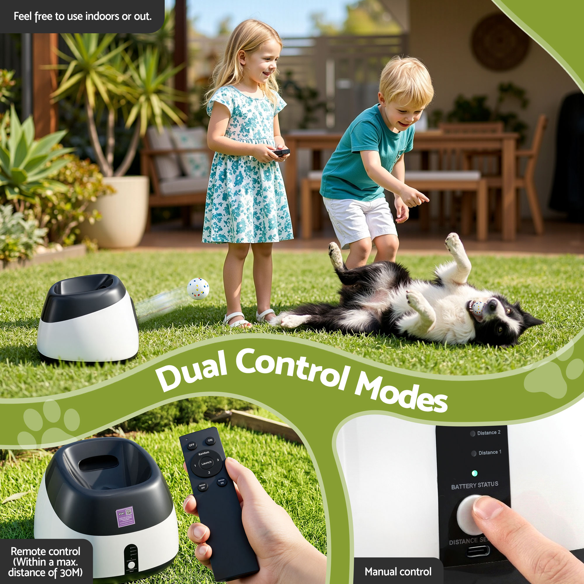 i.Pet Dog Ball Launcher with 6 Balls & 22m Distance view 5