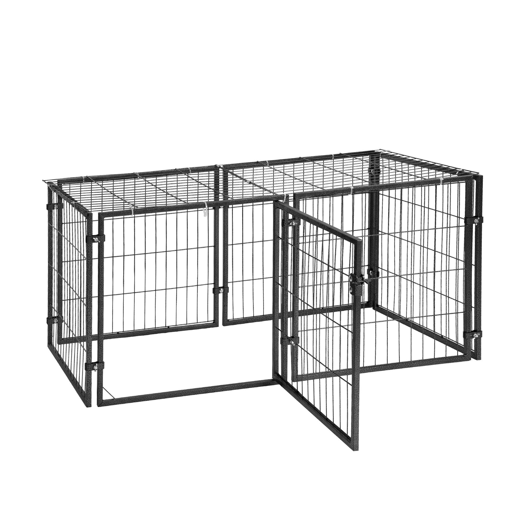 i.Pet Large Dog Crate Cage 129cm Metal Playpen