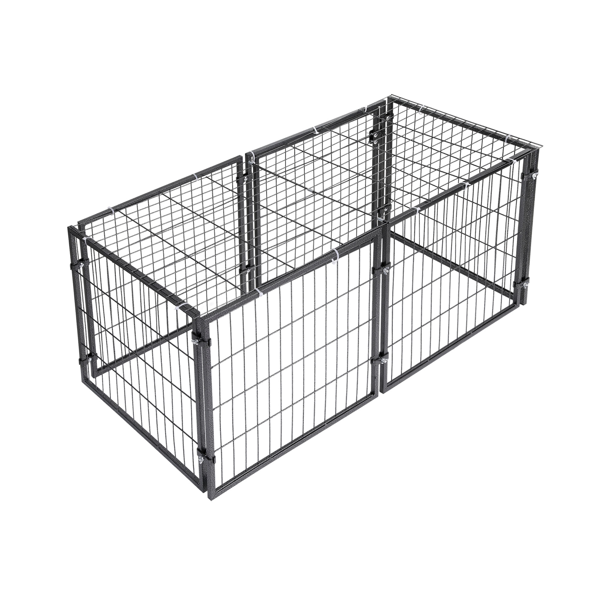 i.Pet Large Dog Crate Cage 129cm Metal Playpen view 3