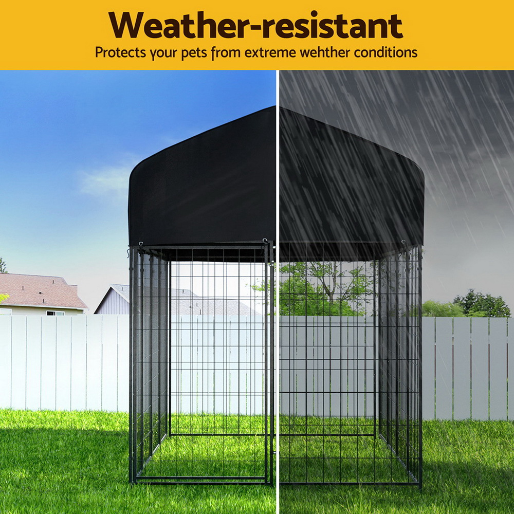 i.Pet Extra Large Dog Kennel Metal Outdoor Playpen view 5