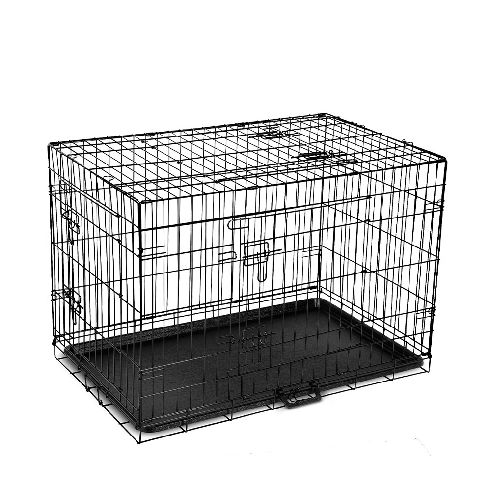 i.Pet Dog Cage Crate Kennel 3 Doors