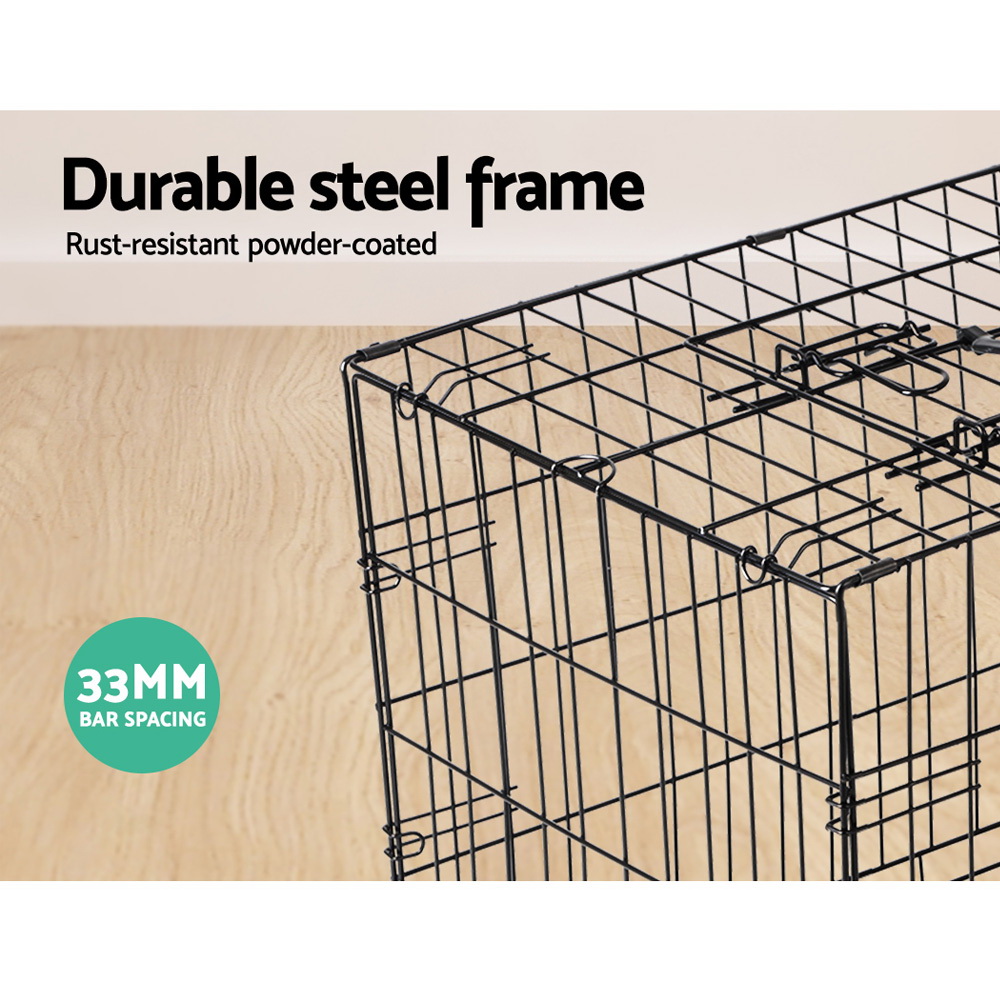 i.Pet Dog Cage Crate Kennel 3 Doors view 4