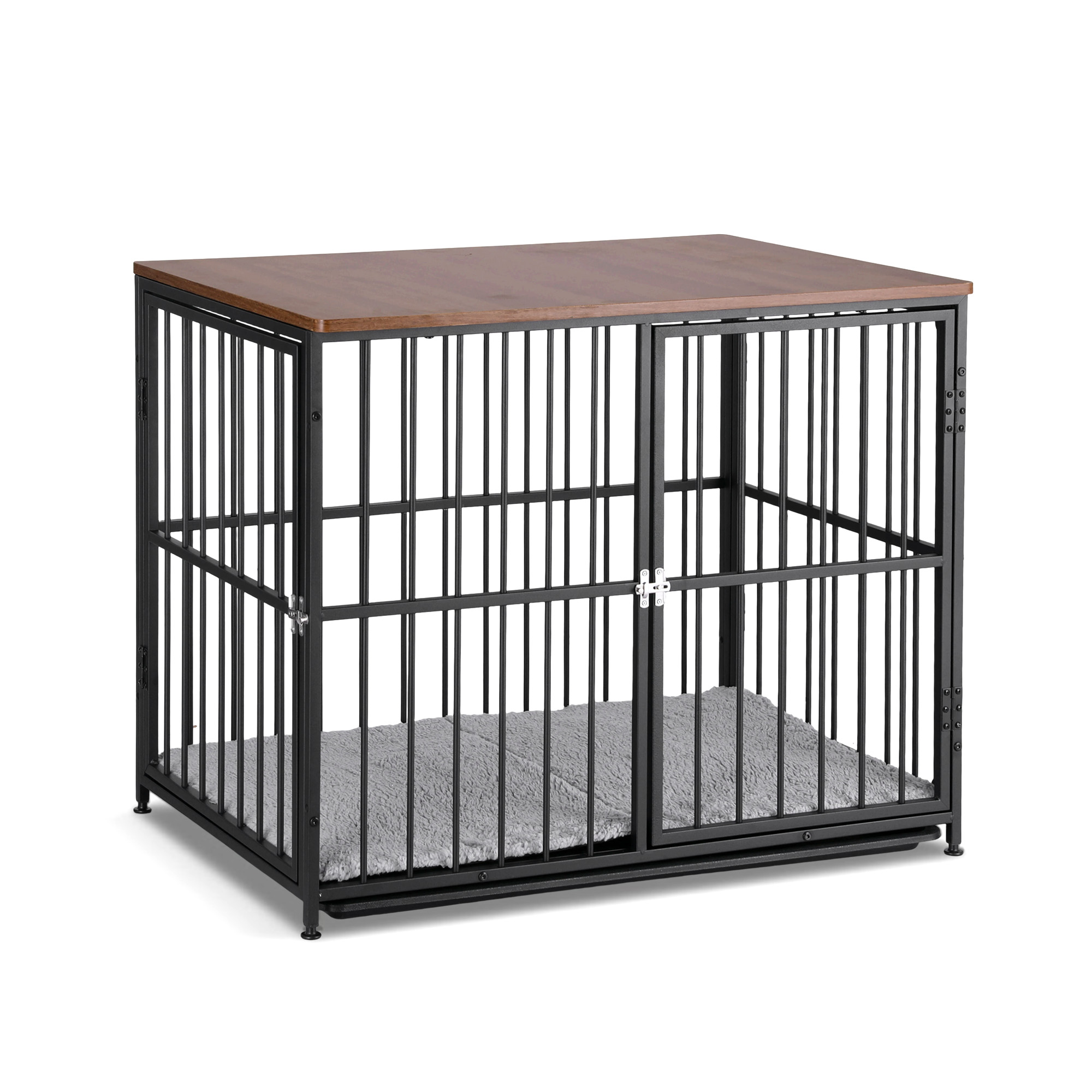 i.Pet Large Dog Crate Furniture 93cm Wooden Side Table view 2