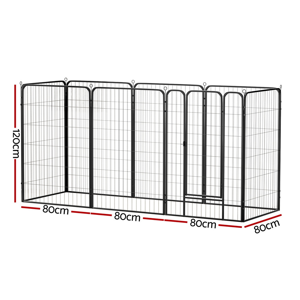 i.Pet 8 Panel Dog Playpen 48-Inch Foldable view 2