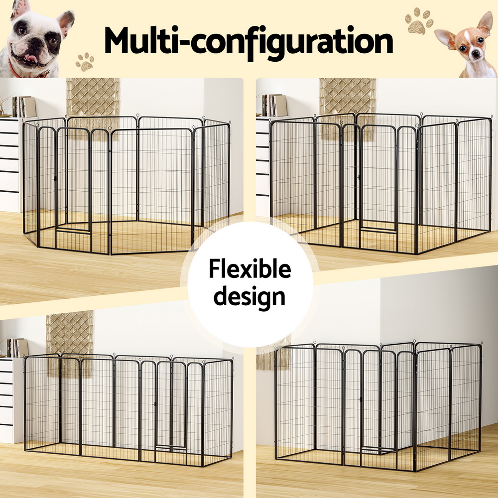 i.Pet 8 Panel Dog Playpen 48-Inch Foldable view 4