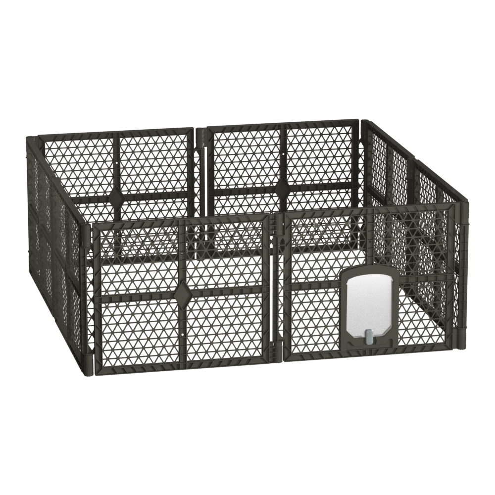 i.Pet Plastic Dog Play Pen Enclosure Pet Fence