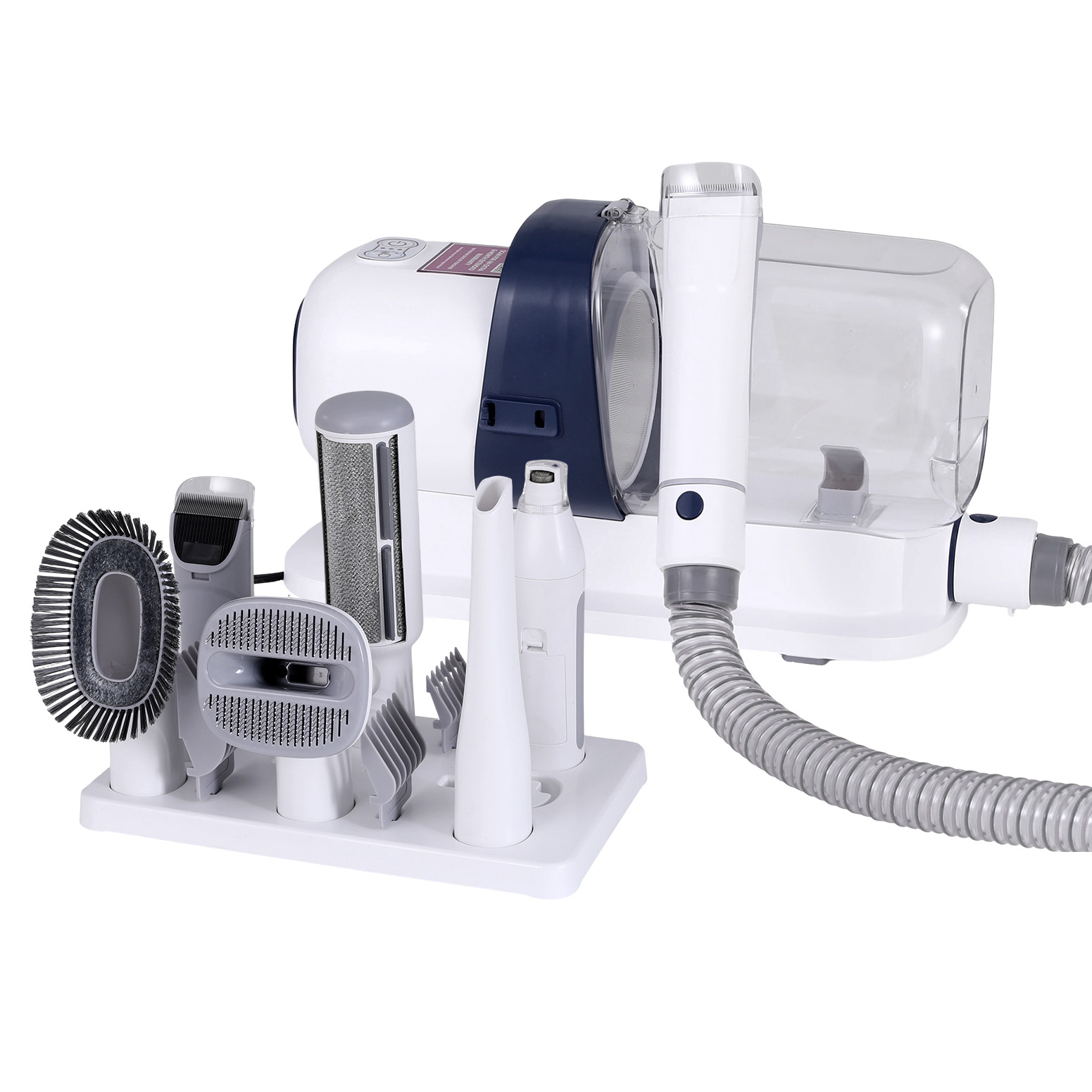 i.Pet 7-in-1 Pet Grooming Kit Vacuum Clipper White view 4