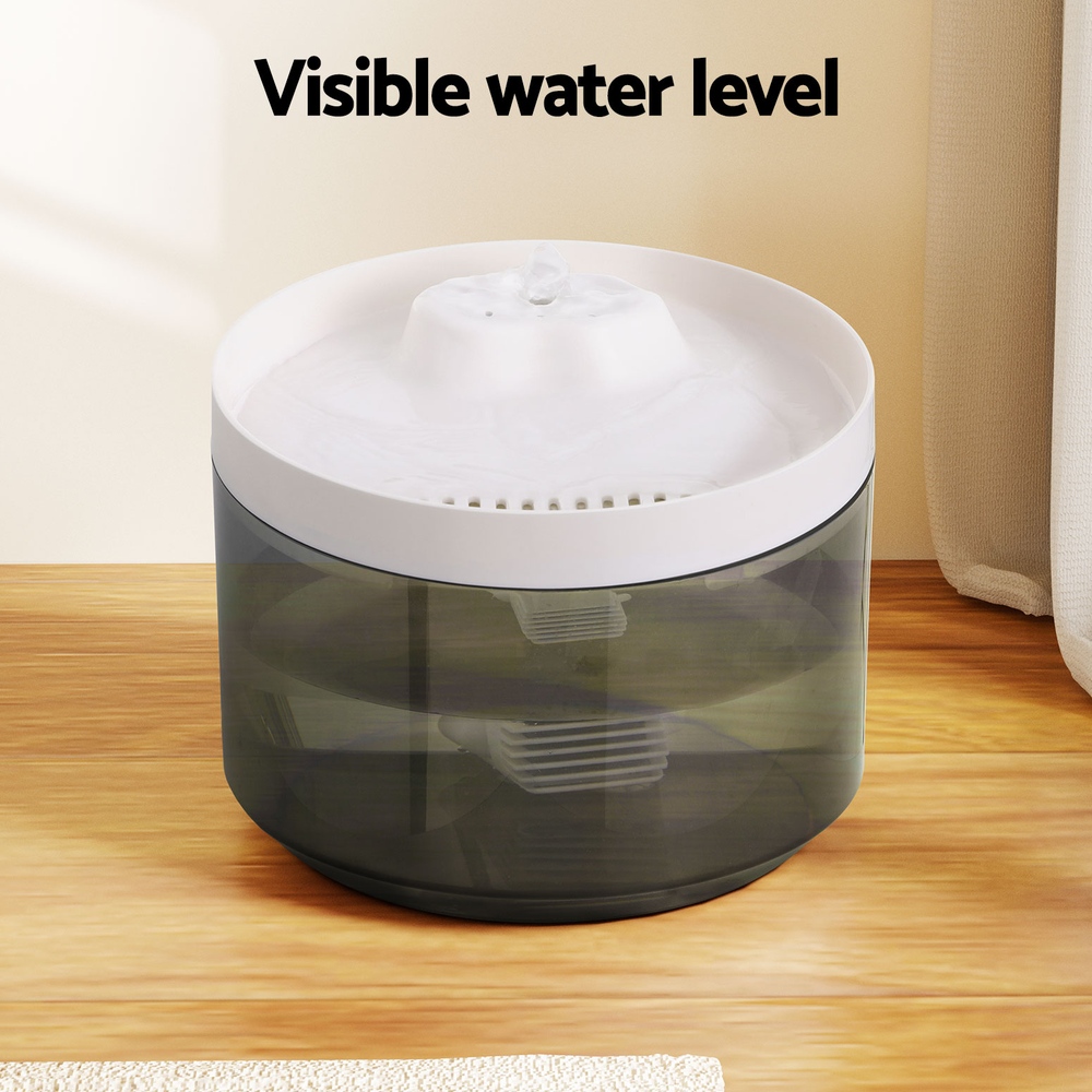 i.Pet Automatic Pet Water Fountain Filter 2.2L White view 4