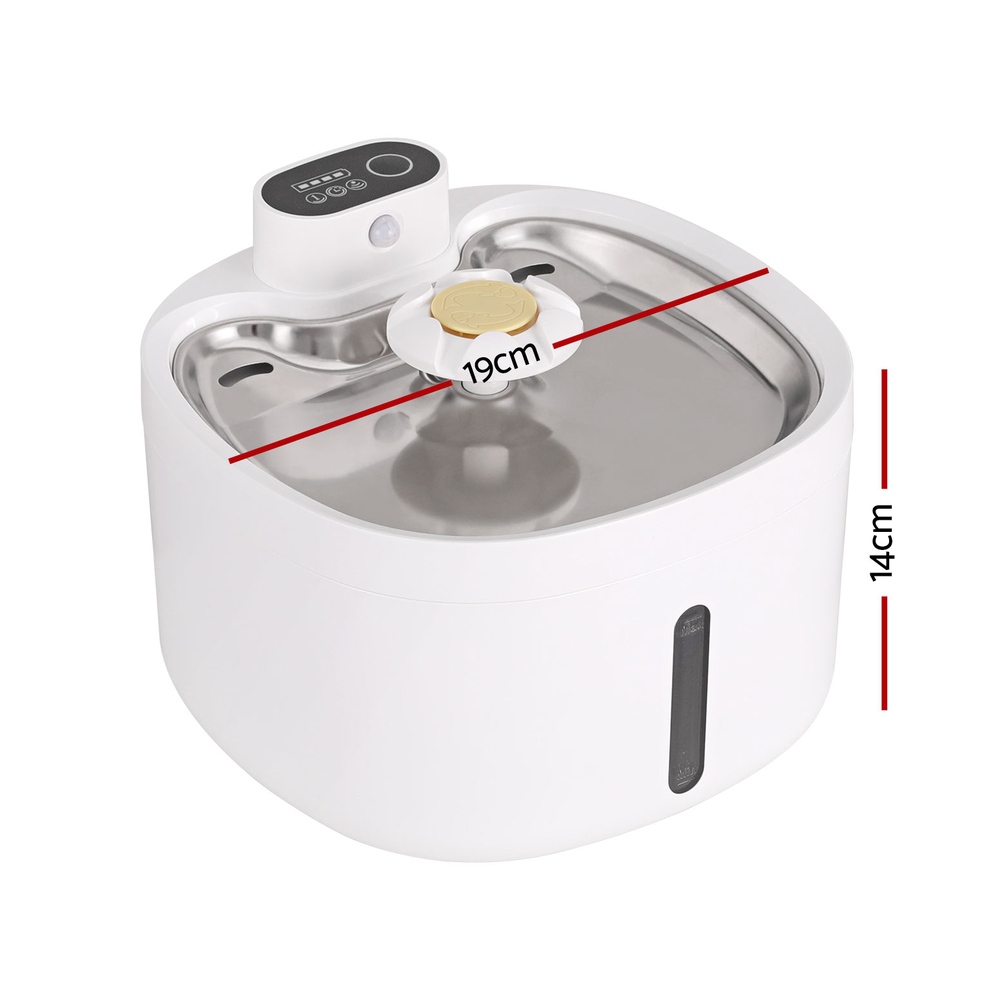 i.Pet Automatic Pet Feeder Motion Sensor White view 2