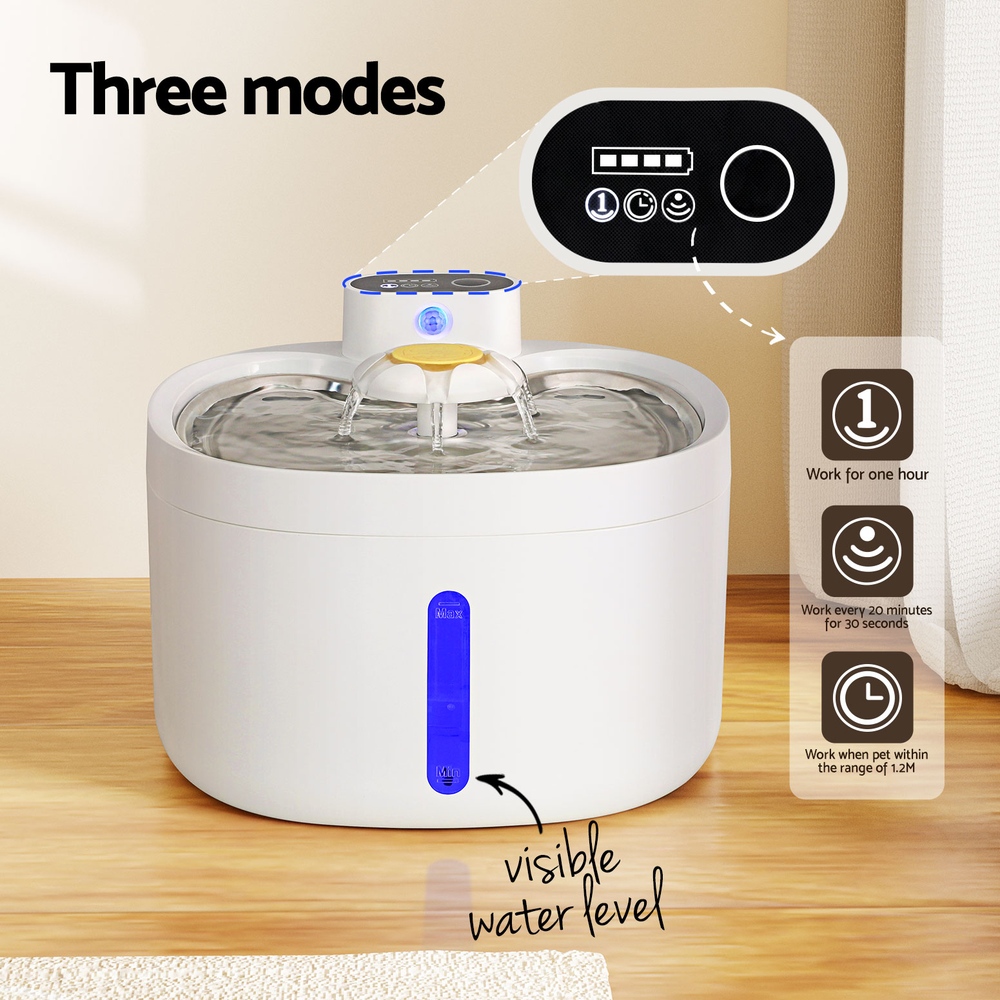 i.Pet Automatic Pet Feeder Motion Sensor White view 4