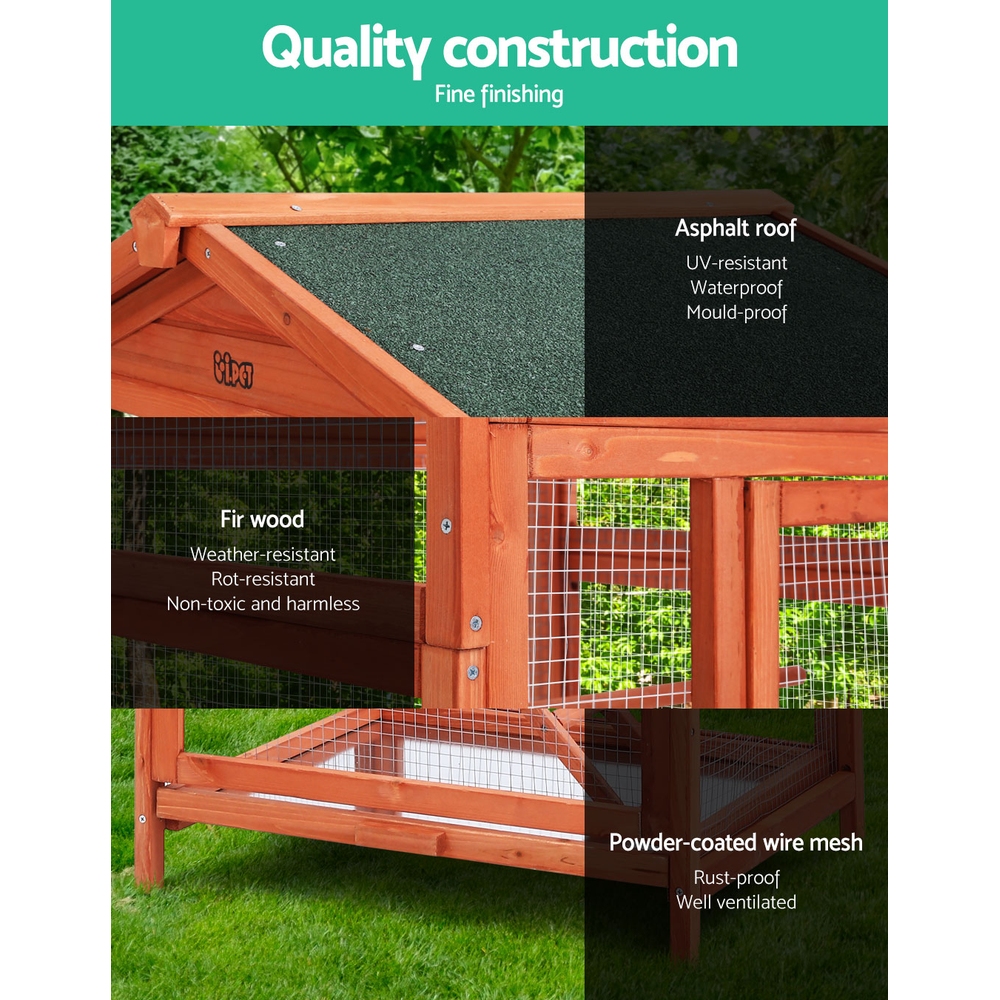 i.Pet Wooden Bird Cage 168cm Aviary Parrot Carrier view 4