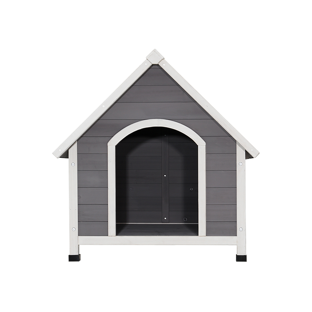 i.Pet Large Dog Kennel Wooden Cabin with Corrugated Roof view 3