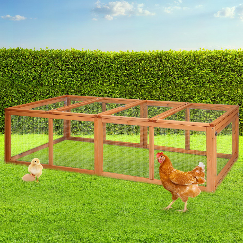 i.Pet Rabbit Hutch 180cm Extra Large Wooden Run