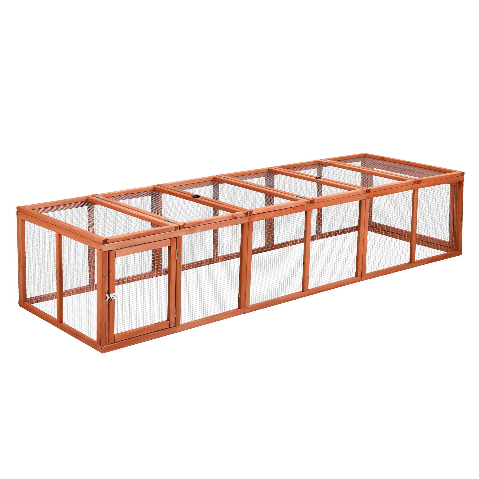 i.Pet Pet Run 240cm Wooden Cage with Play Area