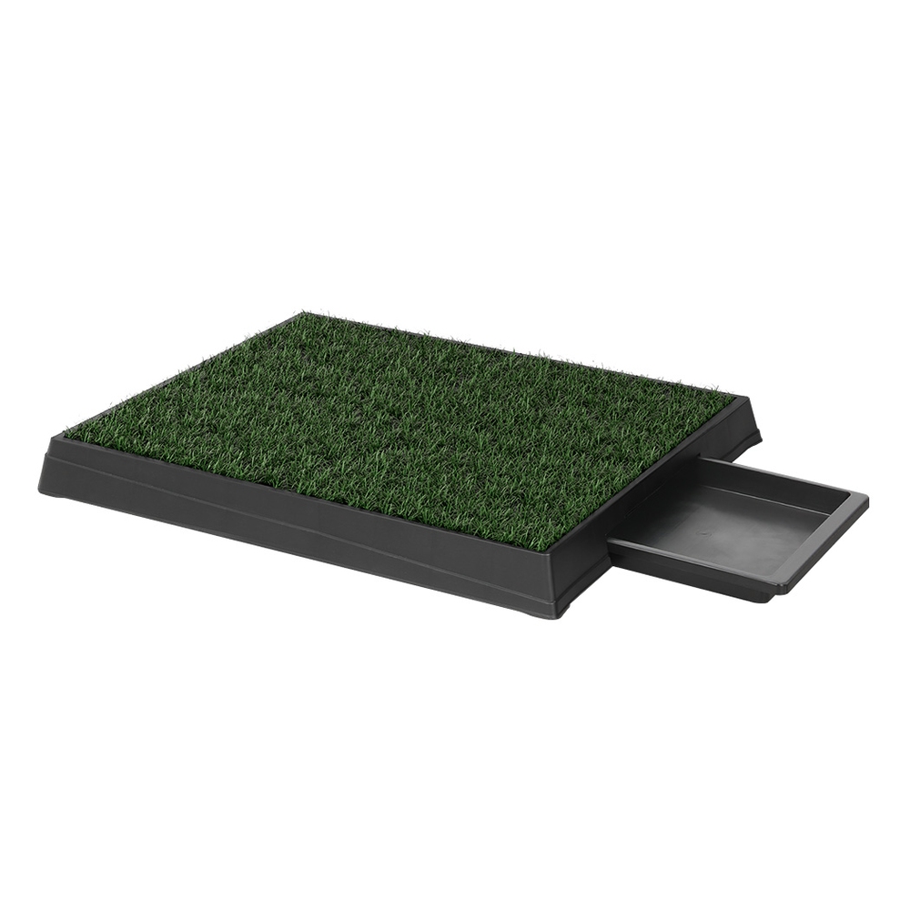 i.Pet Large Grass Pet Training Pad With Tray 2pk
