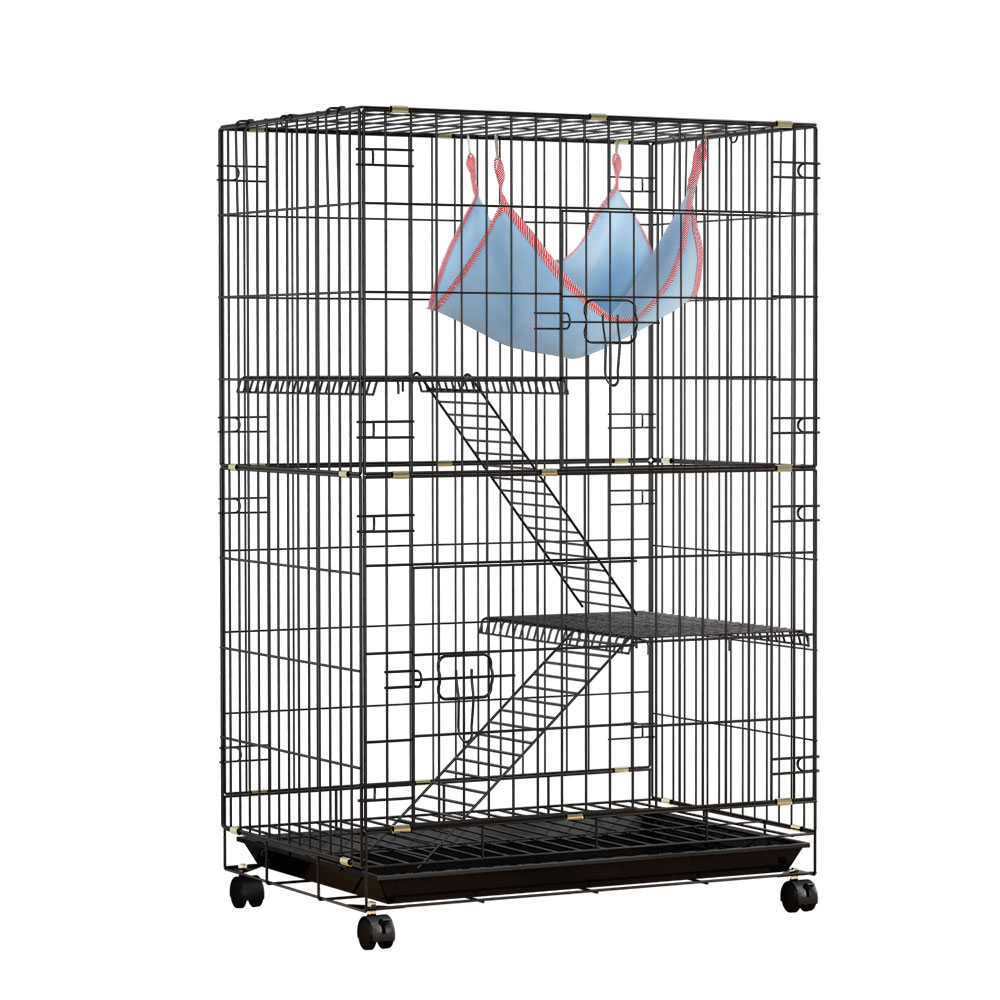 i.Pet Rabbit Cage 100cm 3-Level Indoor Hutch