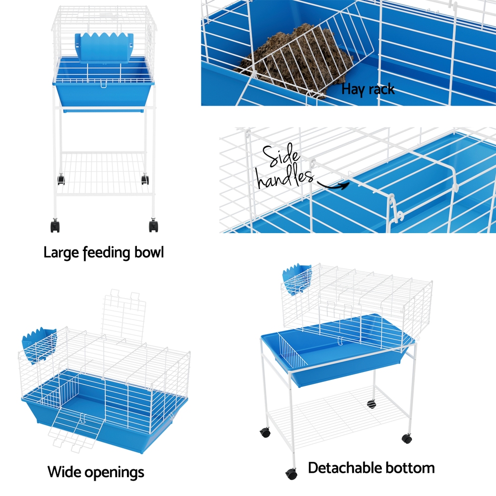 i.Pet Rabbit Cage 88cm Indoor Powder-Coated view 4