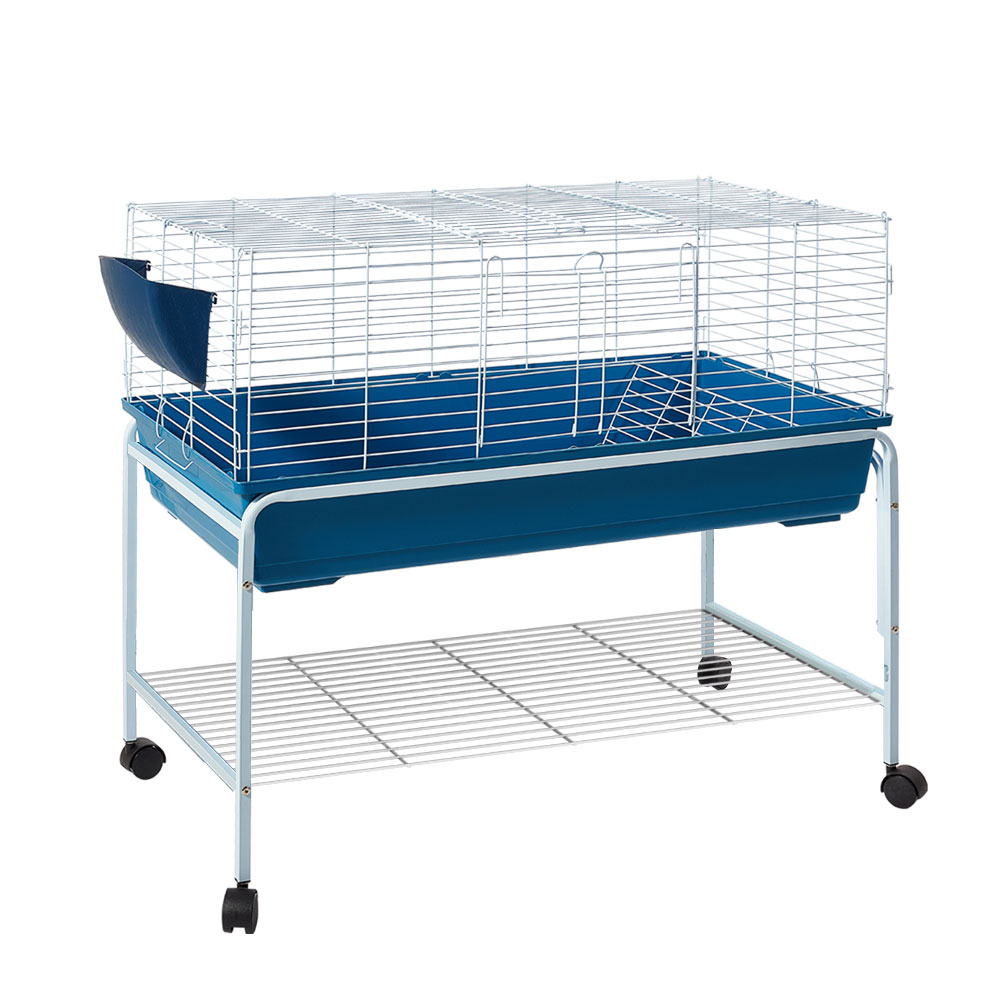 i.Pet Rabbit Cage Hutch 106cm With Stand