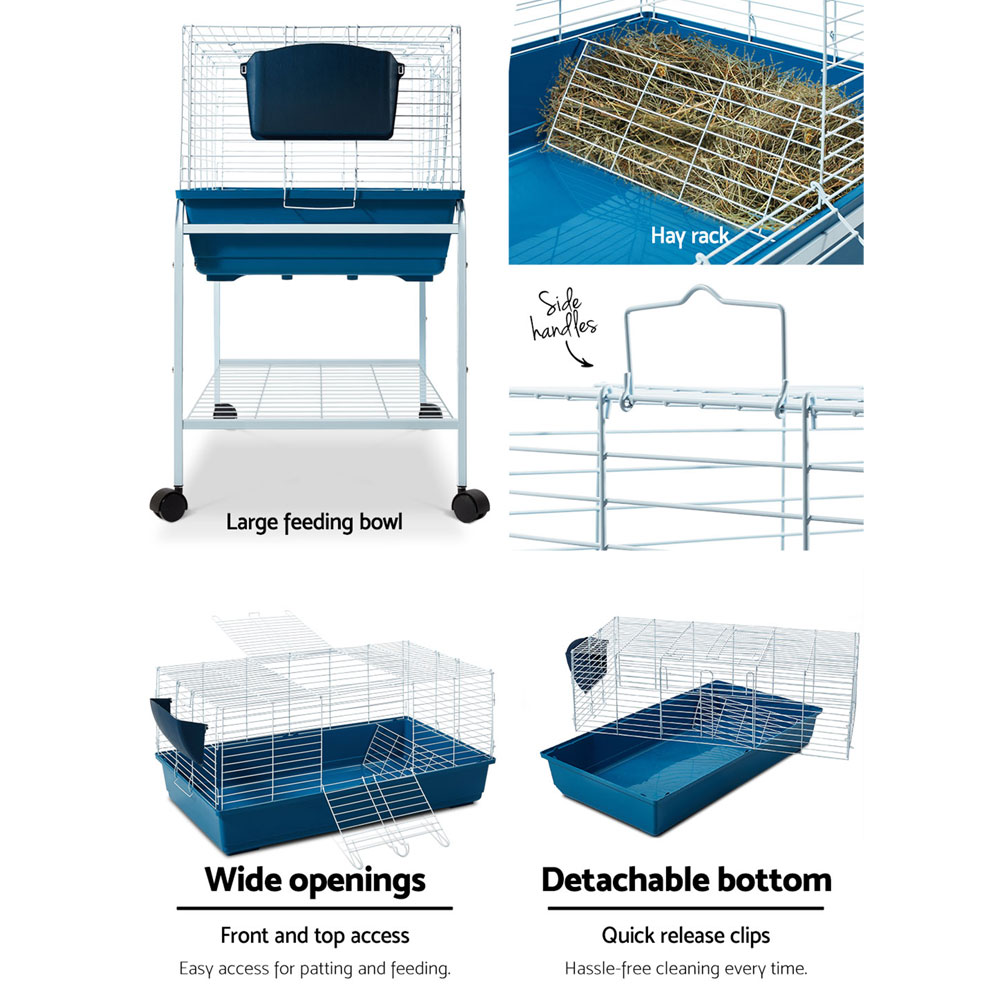 i.Pet Rabbit Cage Hutch 106cm With Stand view 5