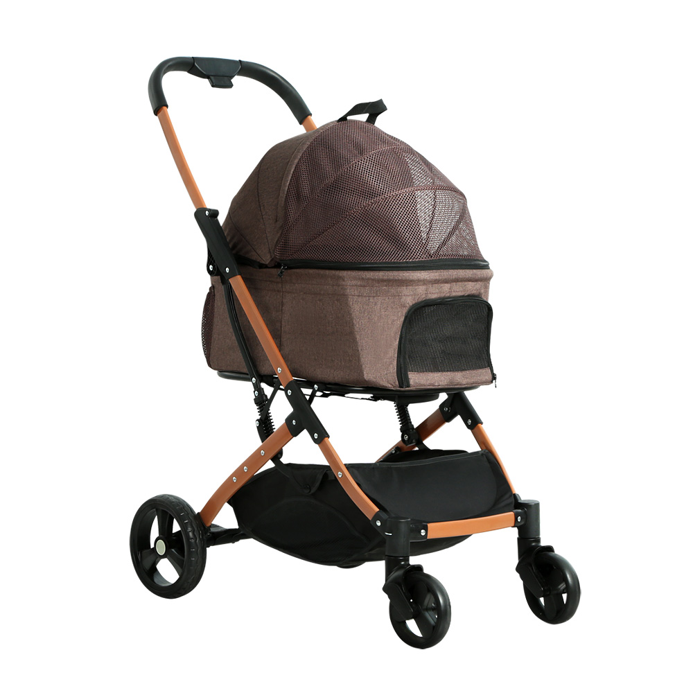 i.Pet Large Pet Stroller Pushchair Double 4 Wheels