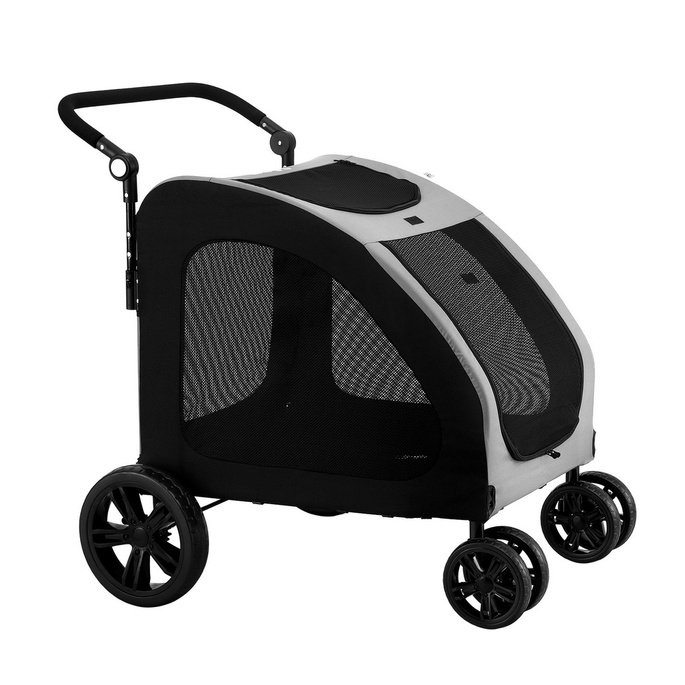 i.Pet Large Pet Stroller Front & Rear Entry 4 Wheels view 2
