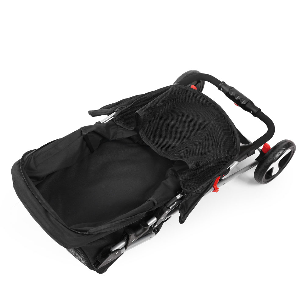 i.Pet Large Pet Stroller Mesh Screens 3 Wheels view 3