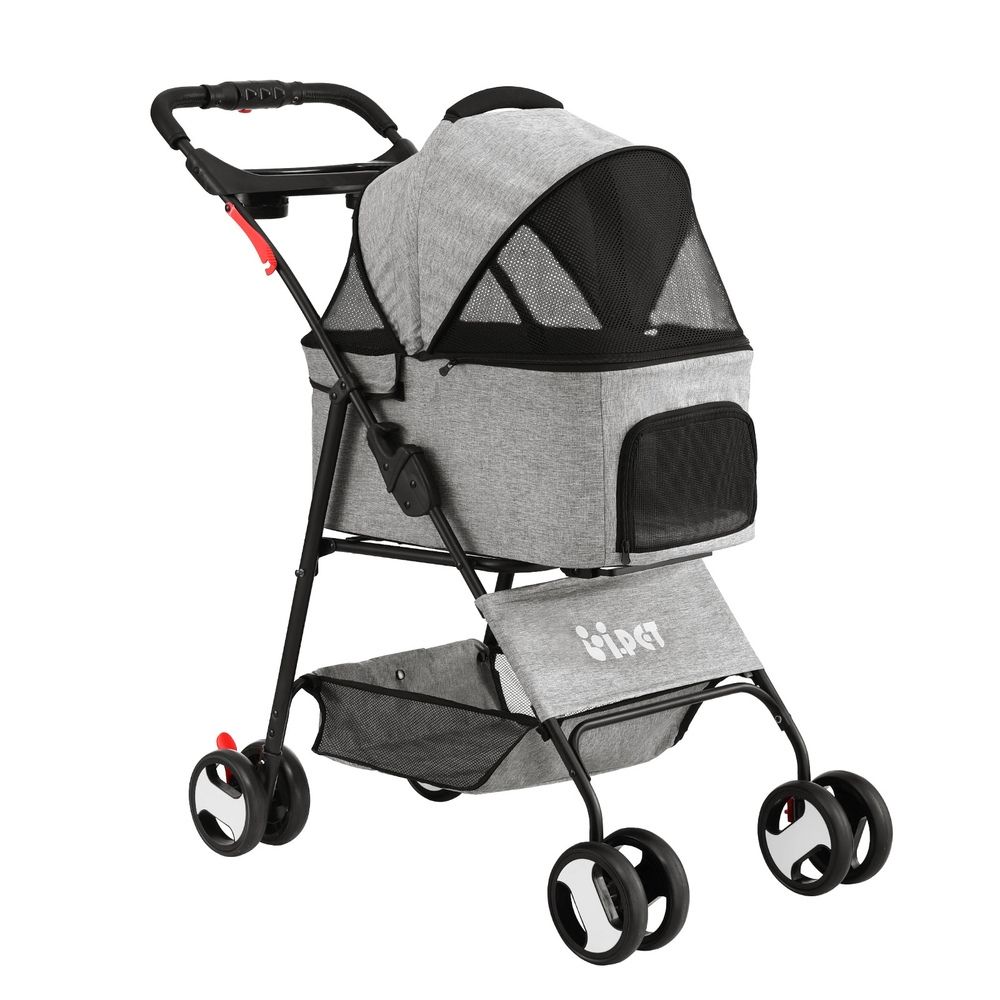 i.Pet 3-in-1 Pet Stroller Carrier Car Seat 4 Wheels view 2